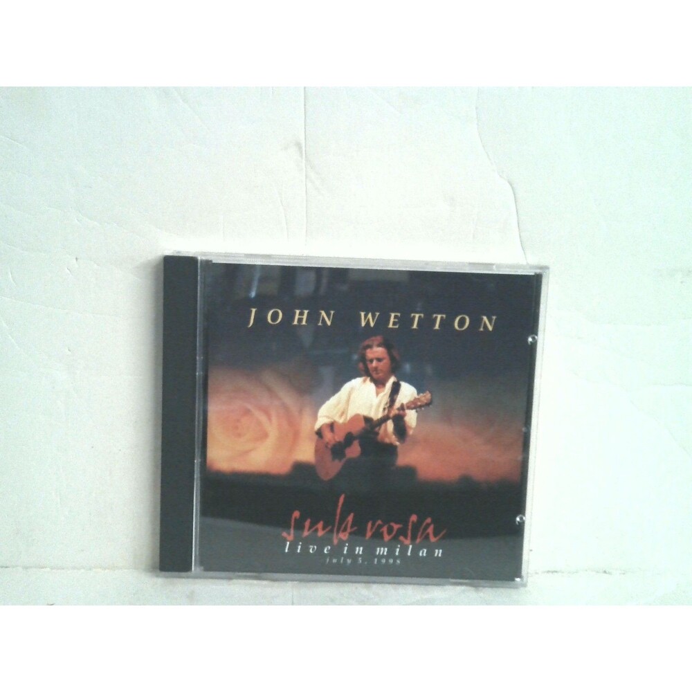 John Wetton Sub Rosa Live in Milan CD 1998 Blueprint UK
